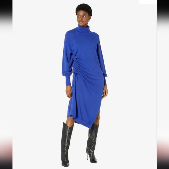 New Ted Baker London Aavvaa Knitted‎ Dress wRouched Side Detail 3 (M) - Picture 1 of 7